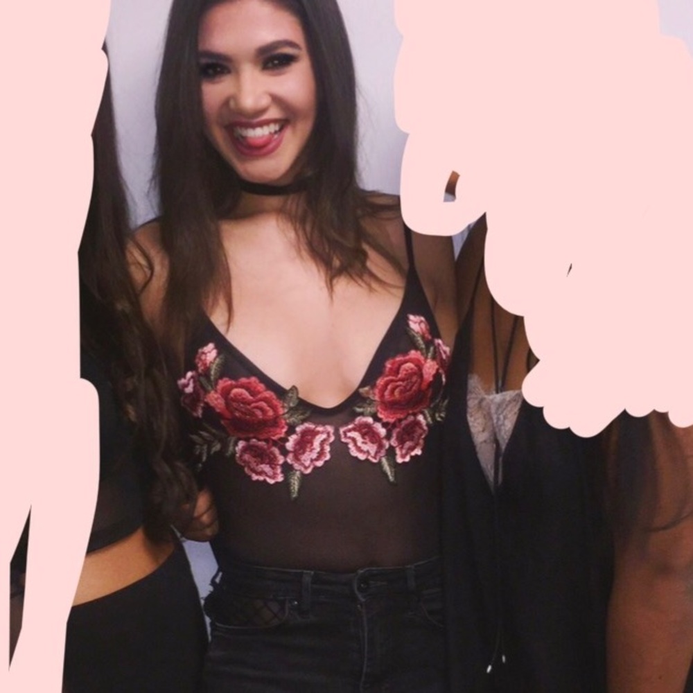 Rose bodysuit